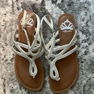 Women’s rhinestone sandals Fergalicious by Fergie